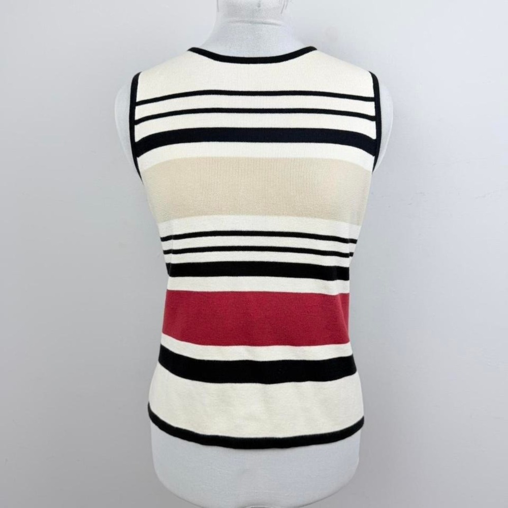 Geoffrey Beene Minimalist Striped‎ Sweater